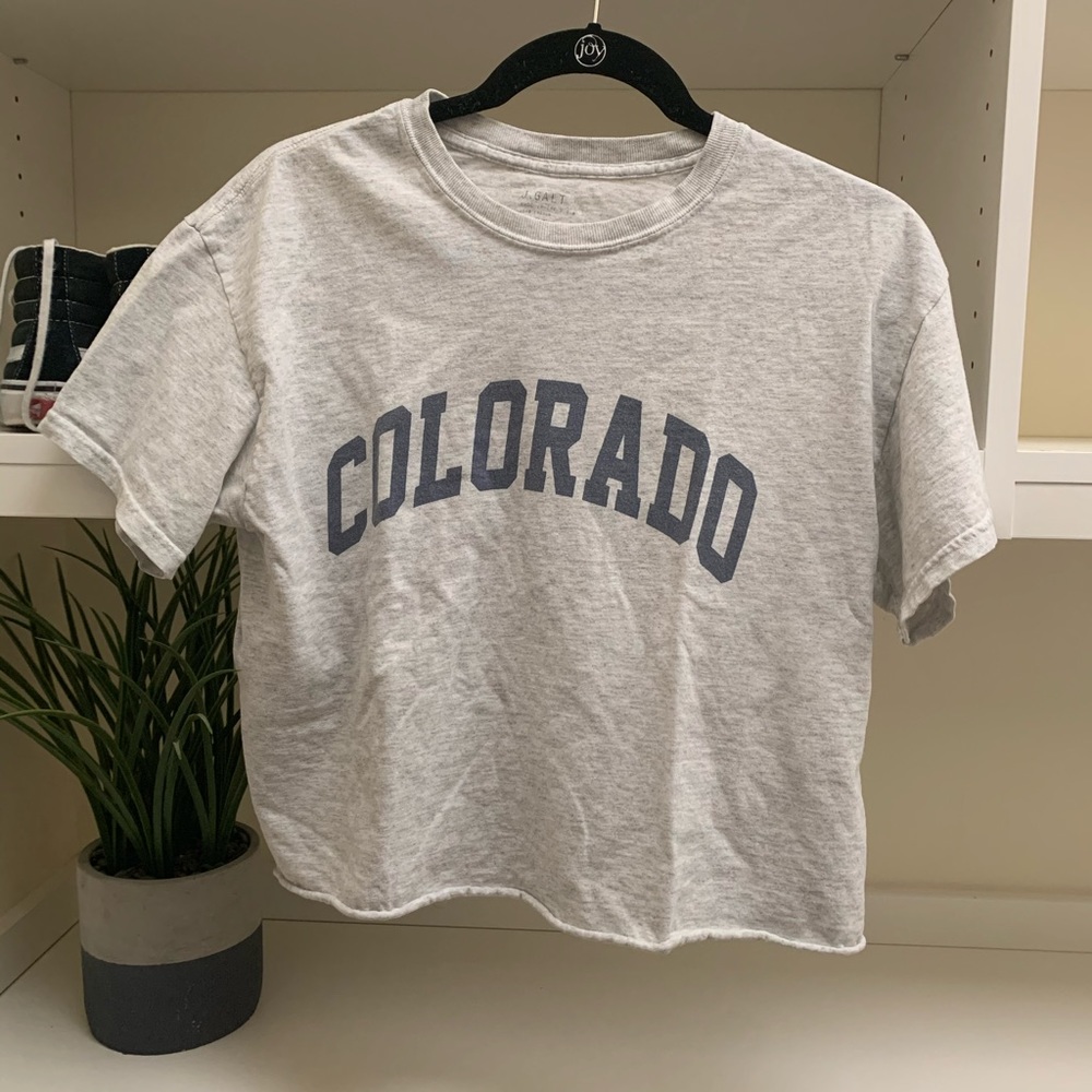 brandy melville colorado crop top!